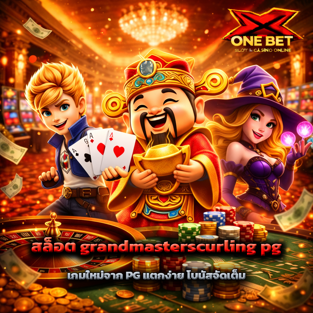 สล็อต grandmasterscurling pg เกมใหม่จาก PG แตกง่าย โบนัสจัดเต็ม